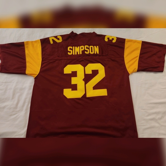 BRAND NEW OJ SIMPSON #32 COLLEGE USC JERSEY SIZE XL - Picture 2 of 4